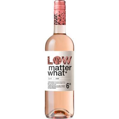 Low Matter What Syrah rosé 6°, 75cl