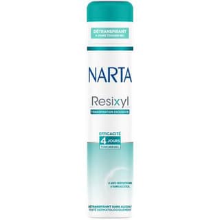 Narta Déodorant Femme Résixyl Transpiration Excessive Efficacité 4 Jours Anti-Irritations et sans Alcool, 200ml