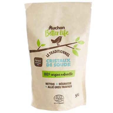 Auchan Better Life Cristaux de soude, 500g