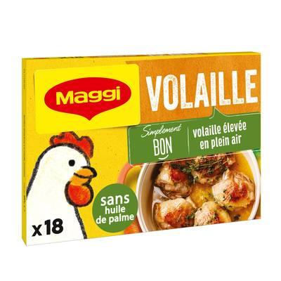7613033687884 - Maggi - Bouillon Kub volaille - 18 Cubes