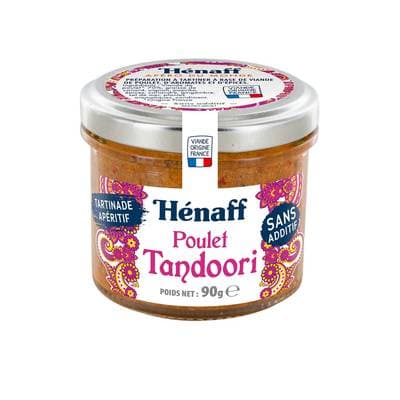 Henaff Tartinade apéritif poulet Tandoori en bocal, 90g