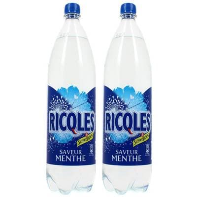 Ricqlès Boisson gazeuse aromatisée, Lot de 2x1,5L