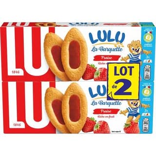 Lu La Barquette de Lulu Fraise, 2x120g