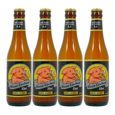 Rince Cochon Bière blonde 8.5°, Lot de 4x33cl