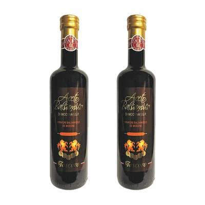 Toscoro Vinaigre Balsamique de Modène IGP, Lot de 2x50cl