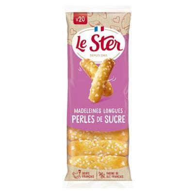 Le Ster Madeleines longues aux pépites de sucre, 250g