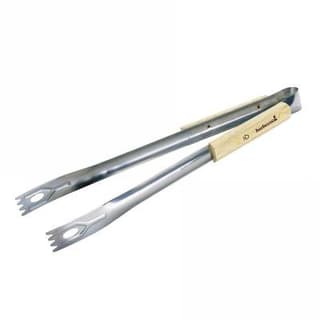 Barbecook Pince en inox et bois, 40 cm