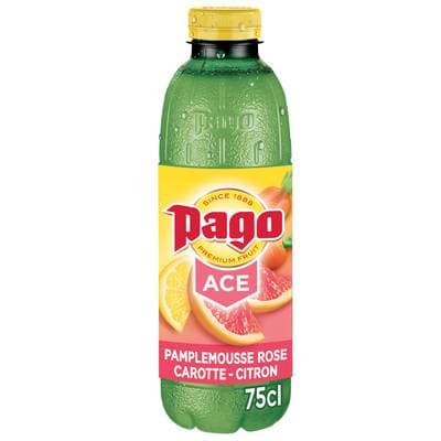 Pago Boisson ACE pamplemousse rose carotte citron, 75cl