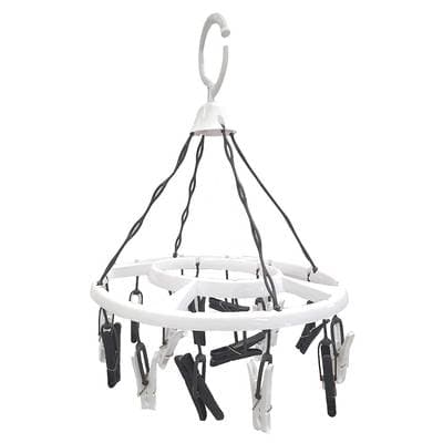 La Ménagère Séchoir à suspendre 16 pinces à linge, 16 pièces