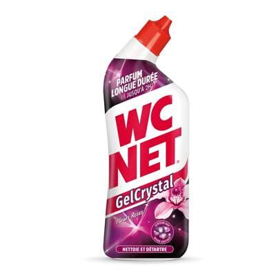 WC net Gel WC Crystal Fleurs Roses, 750ml