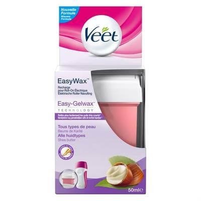 Veet Recharge Roll On Kit Easy wax Bras et jambes jusqu'a 4 séances d'epilation