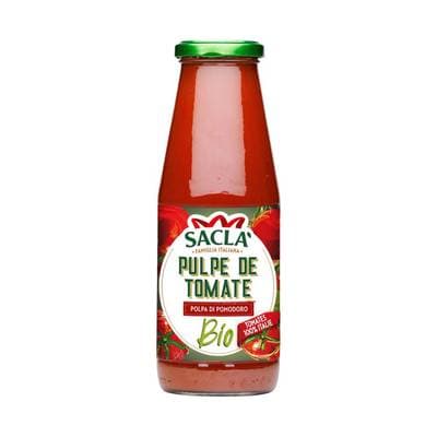 Sacla Pulpe de Tomates Bio, 680g