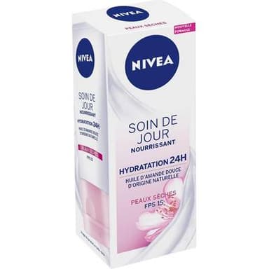 Nivea Soin de jour 24h hydratant nourrissant au beurre de karité, 50ml