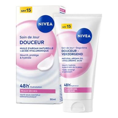 Nivea Soin de jour 24h hydratant nourrissant au beurre de karité, 50ml
