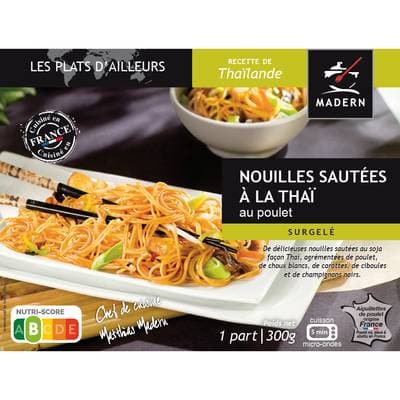 Madern Nouilles sautées à la Thaï au poulet, 300g