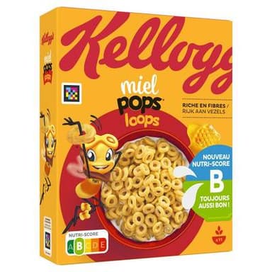 Miel Pop's Céréales Miel Pops Loops, 330g