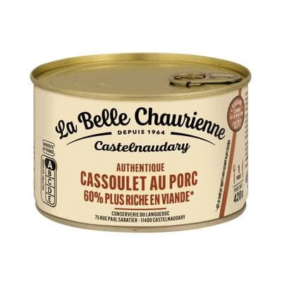 La Belle Chaurienne Authentique cassoulet au porc, 420g