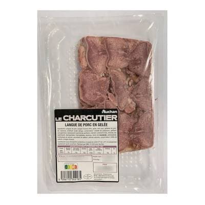 Auchan Le Charcutier Langue en Gelée, 180g