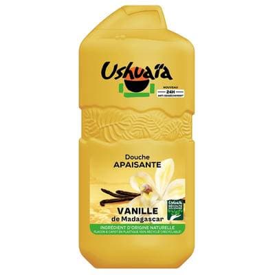 Ushuaïa Gel Douche Apaisant Vanille de Madagascar, 250ml