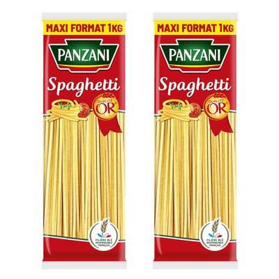 Panzani Pâtes Spaghetti, Lot de 2x1kg