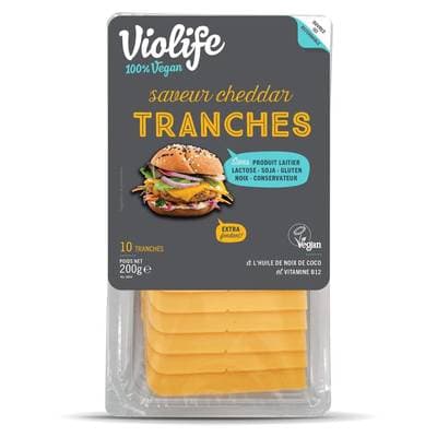 Violife Tranches Vegan Saveur Cheddar, 200g