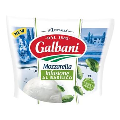 Galbani Mozzarella infusée au basilic, 125g