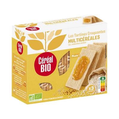 Céréal Bio Tartines Craquantes Multicéréales Bio, 145g