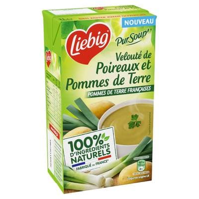 Liebig Soupe Velouté de Poireaux et Pommes de Terre, 1L