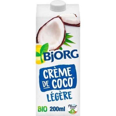 Bjorg Crème de coco légère bio, 20cl