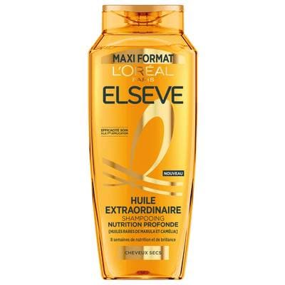 Elsève Shampooing Nutrition Cheveux Secs, 400ml