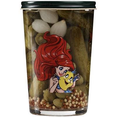 Auchan Cornichons extra fins bocal La Petite Sirène, 100g