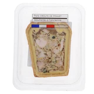 Maison Bolard Pâté en Croûte Poulet Moutarde, 100g