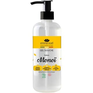 Emma Noel Gel douche Monoï Cosmébio, 750ml