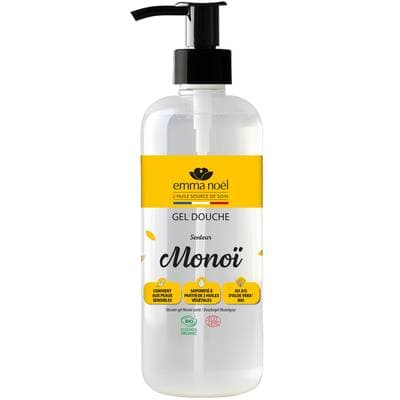 Emma Noel Gel douche Monoï Cosmébio, 750ml