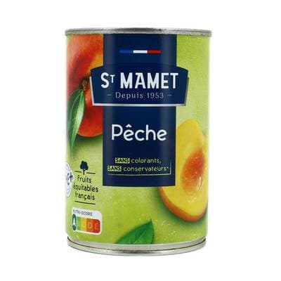 Saint-Mamet Pêches au sirop, 230g