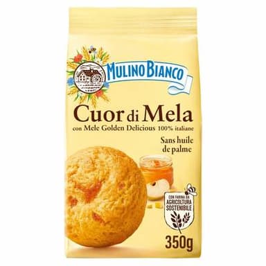 Mulino Bianco Biscuits cuori di mela, 250g