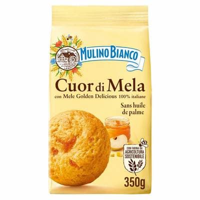 Mulino Bianco Biscuits cuori di mela, 250g