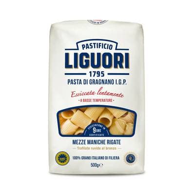 Pastificio Liguori Pâtes Mezzi Rigatoni n°38 IGP Gragnano Premium, 500g