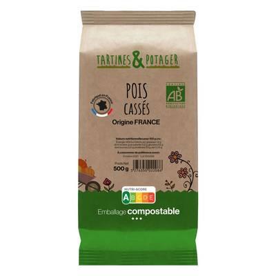 Tartines Et Potager - Pois cassés bio origine France
