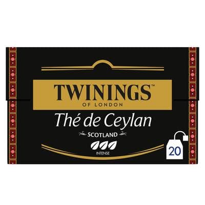 Twinings Thé de Ceylan Scotland, 20 sachets