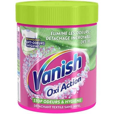 Vanish Détachant textile en poudre stop odeurs, 470g