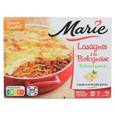 Marie - Lasagnes à la bolognaise, béchamel gratinée cuisinées avec des pâtes fraiches