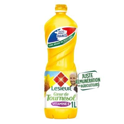 Lesieur Huile de Tournesol - Coeur de Tournesol, 1L