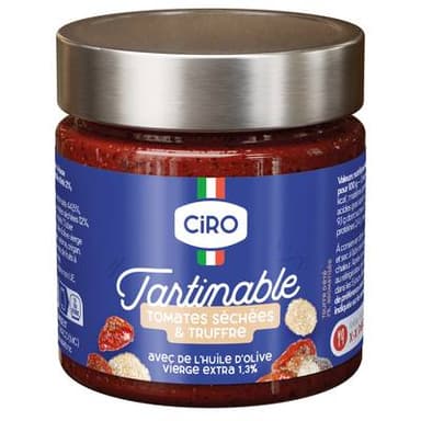 Ciro Bruschetta Tomates séchées sans gluten, 180g