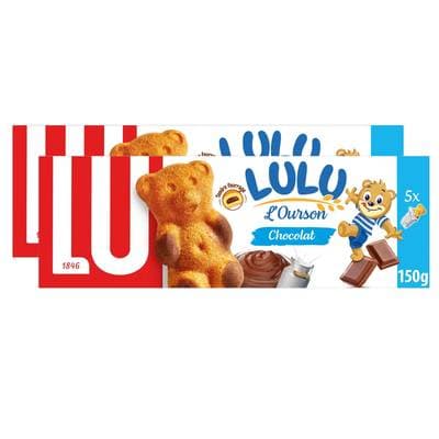 Lu Oursons Lulu Chocolat, Lot de 2x150g