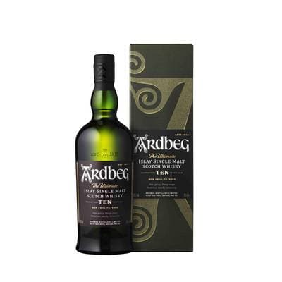 Ardbeg Islay single malt scotch whisky 10 ans 40°, 70cl