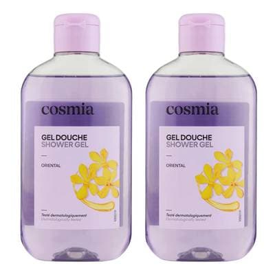 COSMIA Gel douche oriental, Lot de 2x250ml