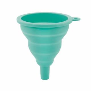 Dotz Entonnoir pliable silicone bleu aqua, 8,5 cm