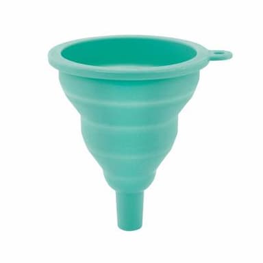 Dotz Entonnoir pliable silicone bleu aqua, 8,5 cm