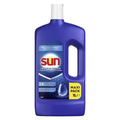Sun Liquide de rinçage lave vaisselle Brillance, 1L